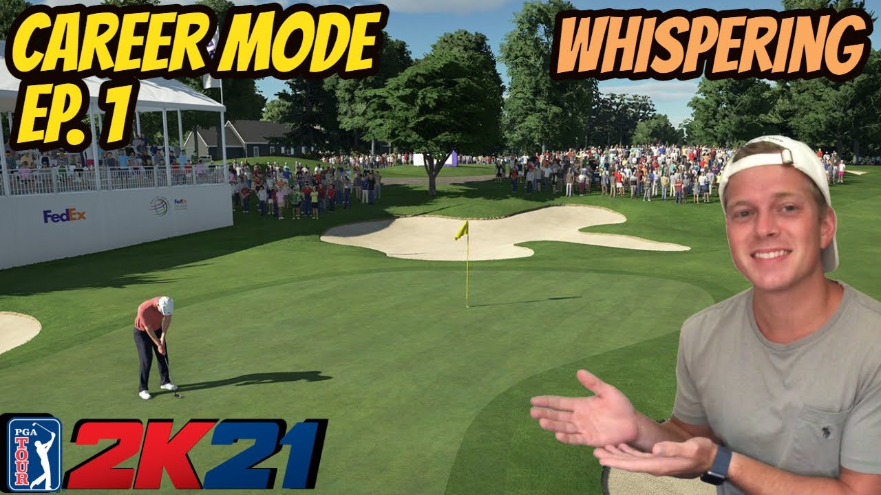ASMR Gaming: PGA Tour 2K21 | Starting Our Tour Career! - Whispering & Controller Sounds