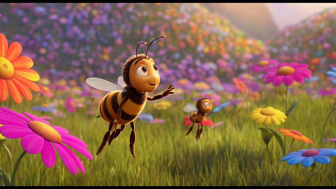मीठी मेहनती मधुमक्खी | Buzzy The Honeybee