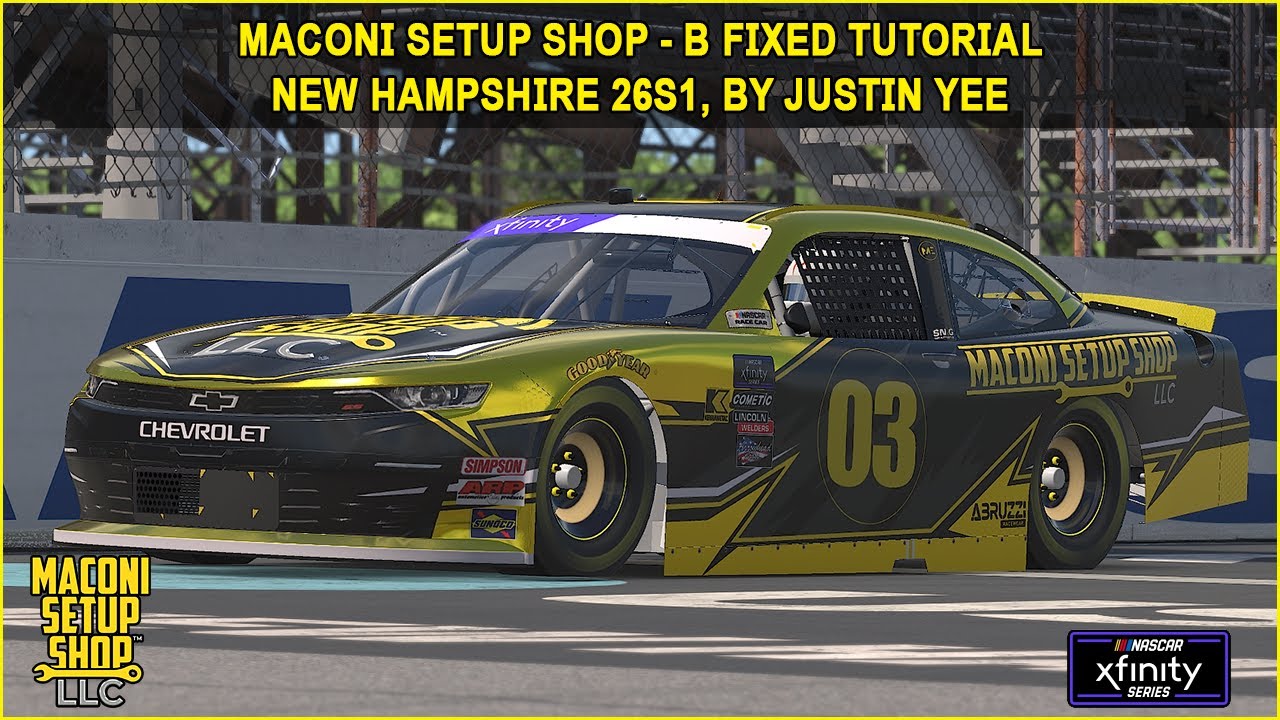 Руководство по квалификации и гонке 26S1 в iRacing Maconi B-Fixed New Hampshire
