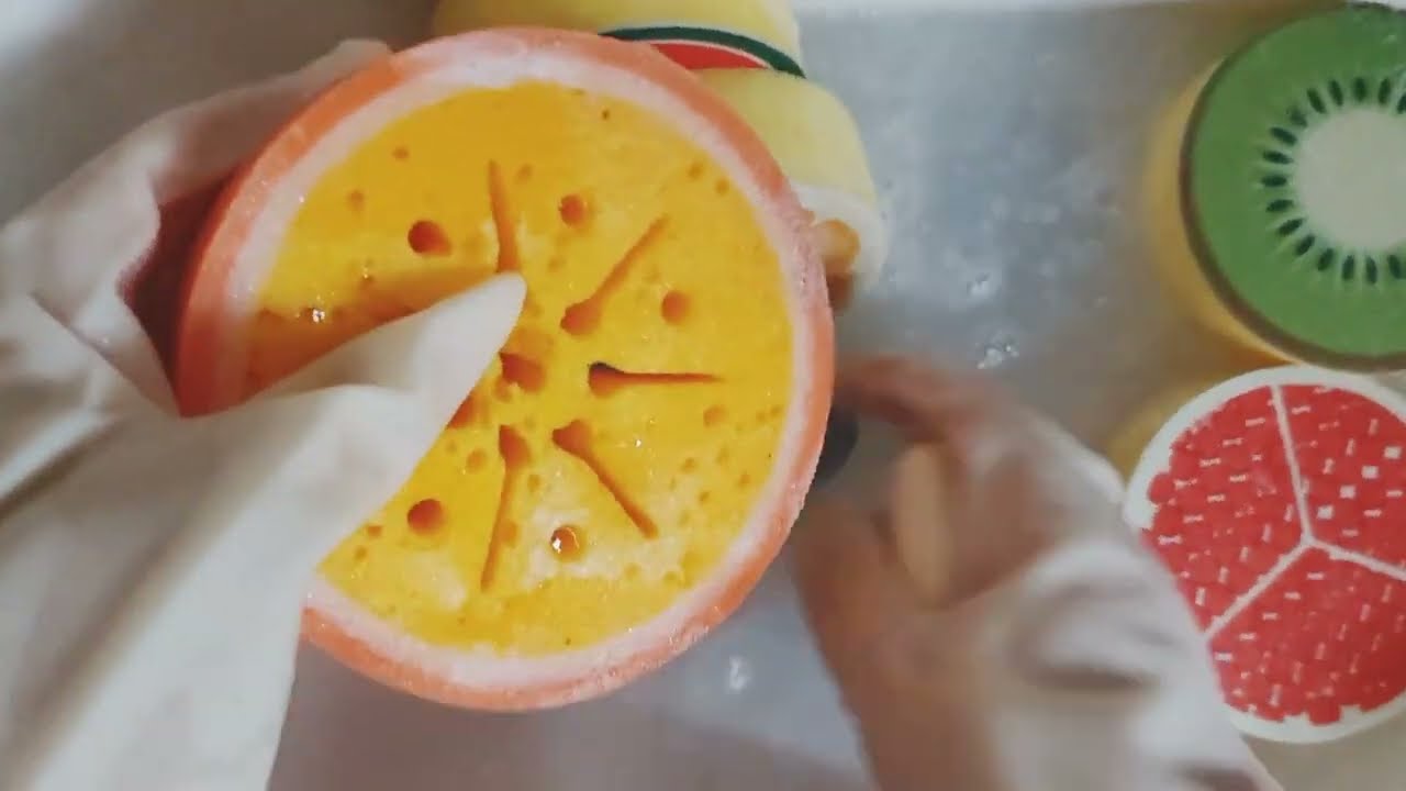 ASMR 🧼 SOAP 🫧 SPONGE 🧽 STRESS RELIEF 😮‍💨 