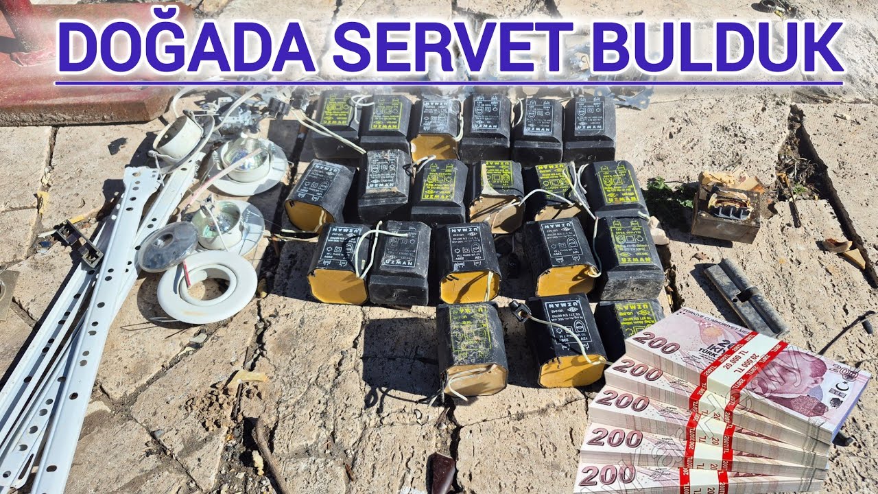 DOĞAYA ATILMIŞ SERVET💸💸 #hurda #scrap #geridönüşüm #alüminyum #copper #bakır #recycling 