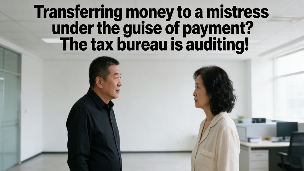 Transferring money to support a mistress, and the accounts will be exposed once checked