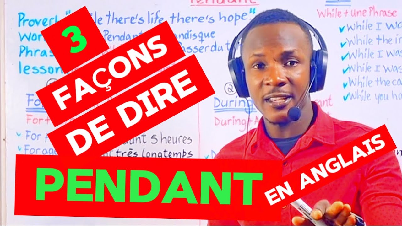 COMMENT DIRE “ PENDANT” EN ANGLAIS || #ieschool #teacherkendy