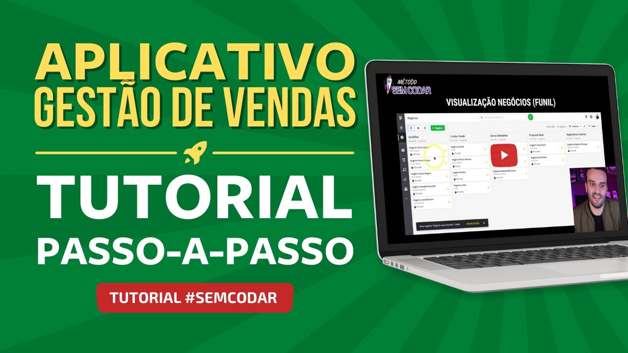 Tutorial Mão na Massa - Como criar um aplicativo de gestão de vendas