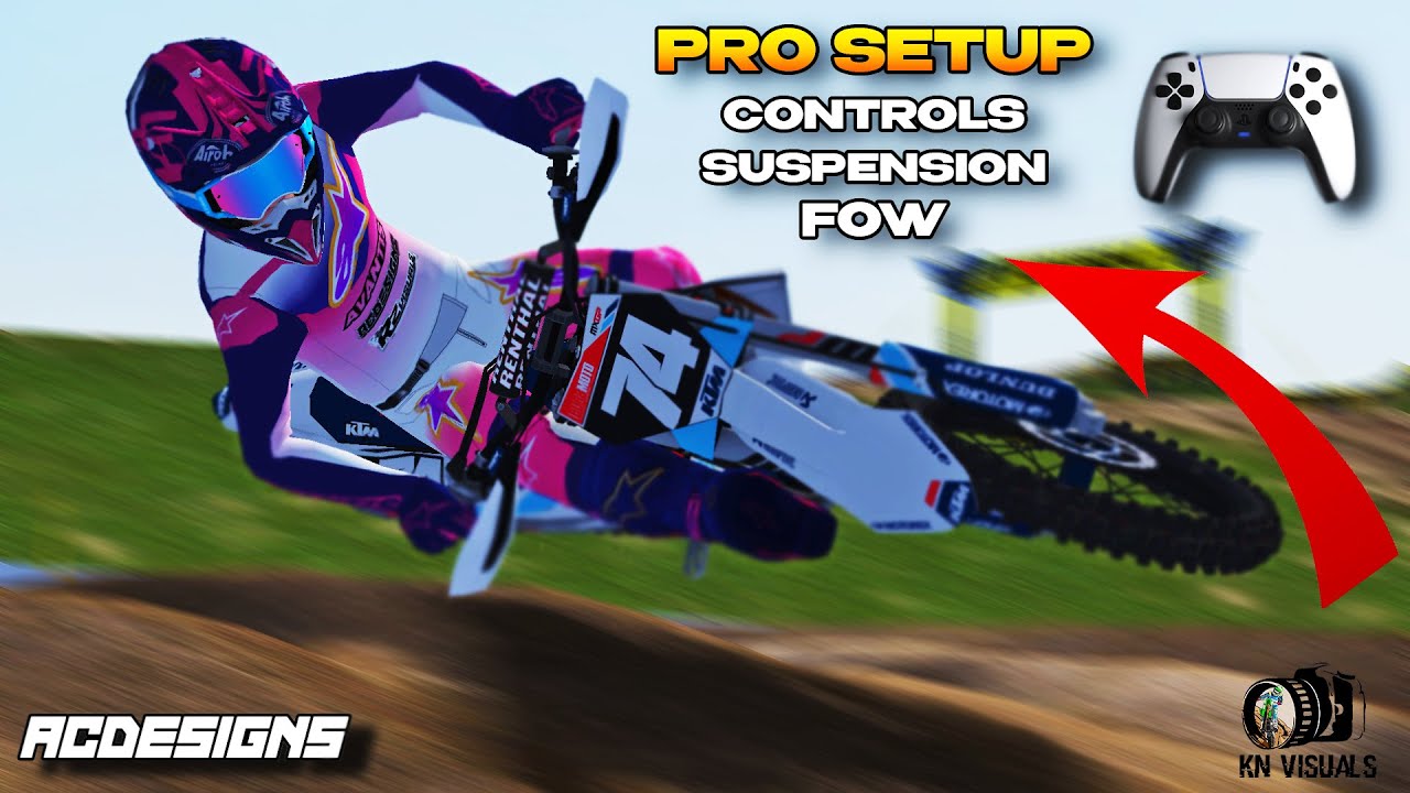 НАСТРОЙКИ УПРАВЛЕНИЯ И ПОДВЕСКИ В MX BIKES (BETA 19)