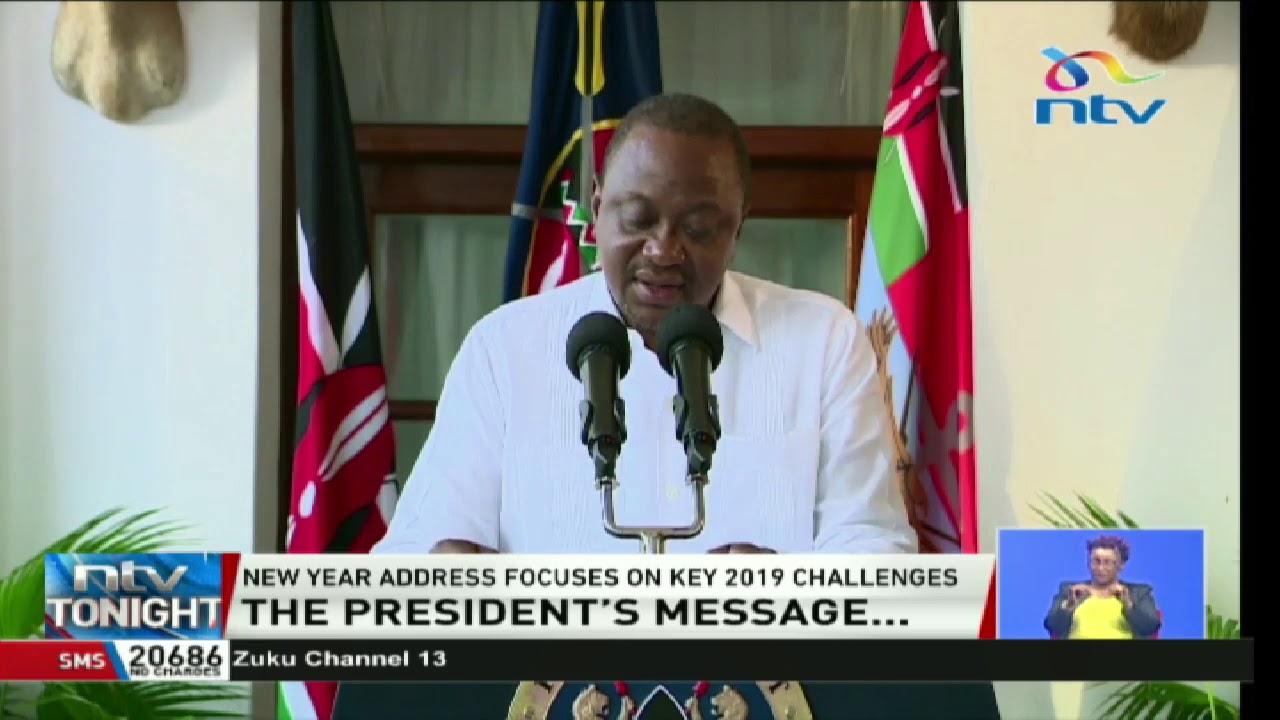 President Uhuru Kenyatta's 2019 end year speech