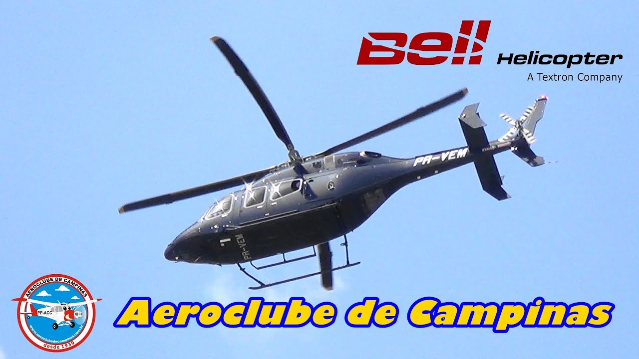 Helicopter Bell 429 PR-VEM - takeoff - landing - SDAM/2022