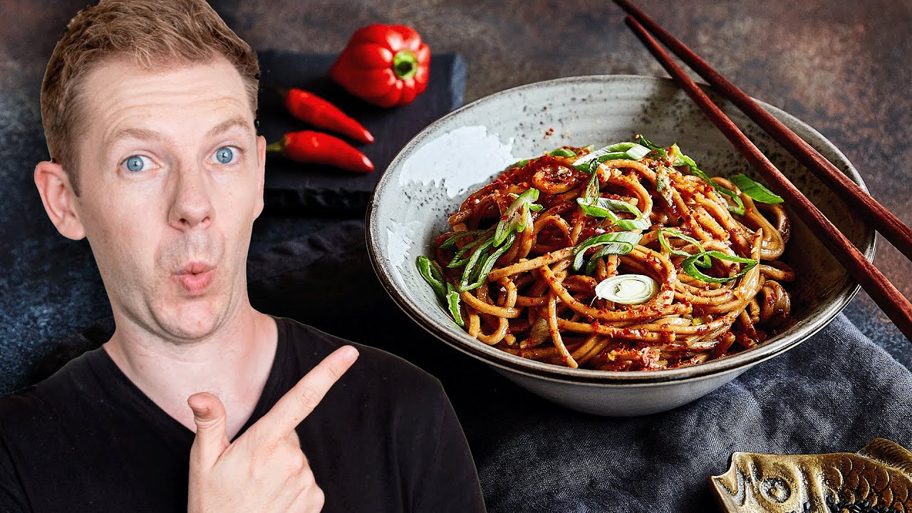 Asiatische Knoblauch-Nudeln, die immer funktionieren!