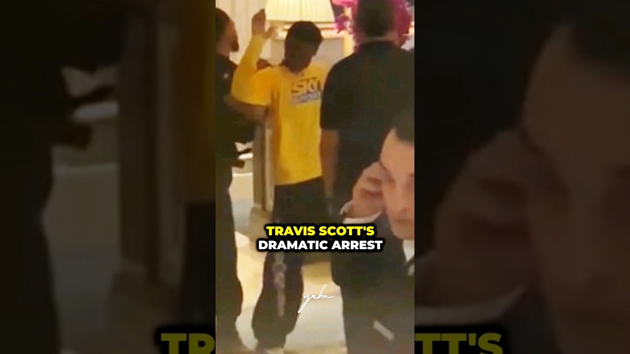Travis Scott Arrested In Paris After Fight With Bodyguard 👀  #travisscott #Paris #short