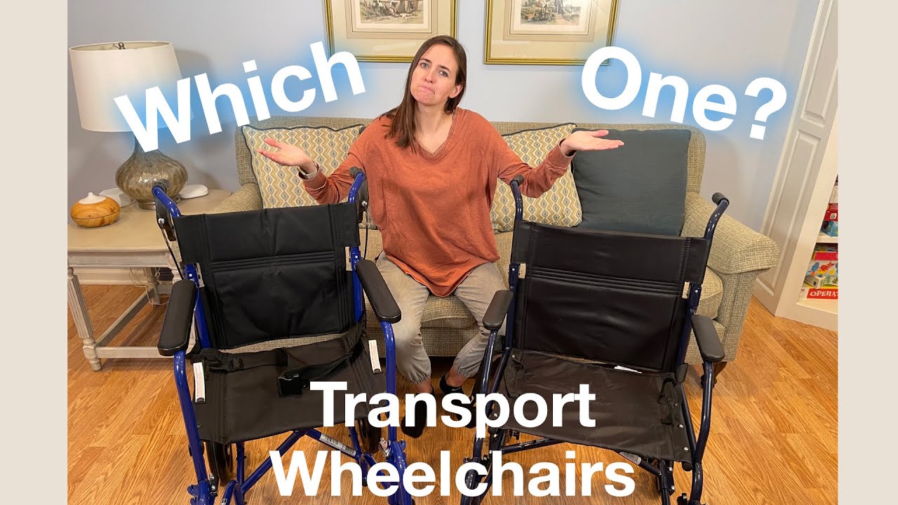 Transport Wheelchair Comparison | Carex Transport Wheelchair versus Medline Lightweight Wheelchair