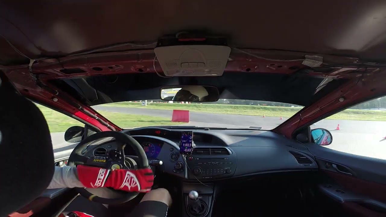 Puchar Toru Modlin 09.2024 | Kordos | Honda Civic FN2 onboard