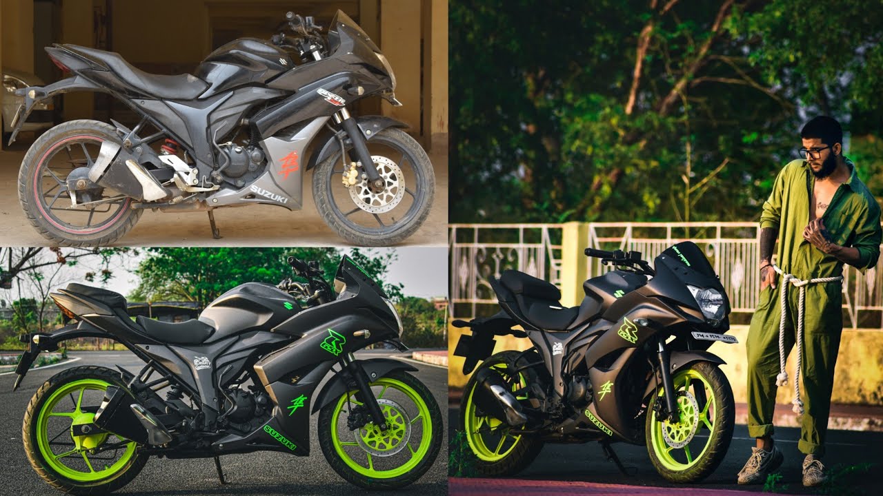 How to modified Suzuki gixxer SF  #youtube #india #deoghar #suzuki #bike #viral #bikemodification