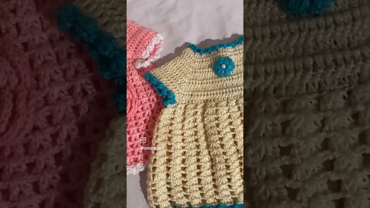 Crochet frocks for baby girl🥰🧶 