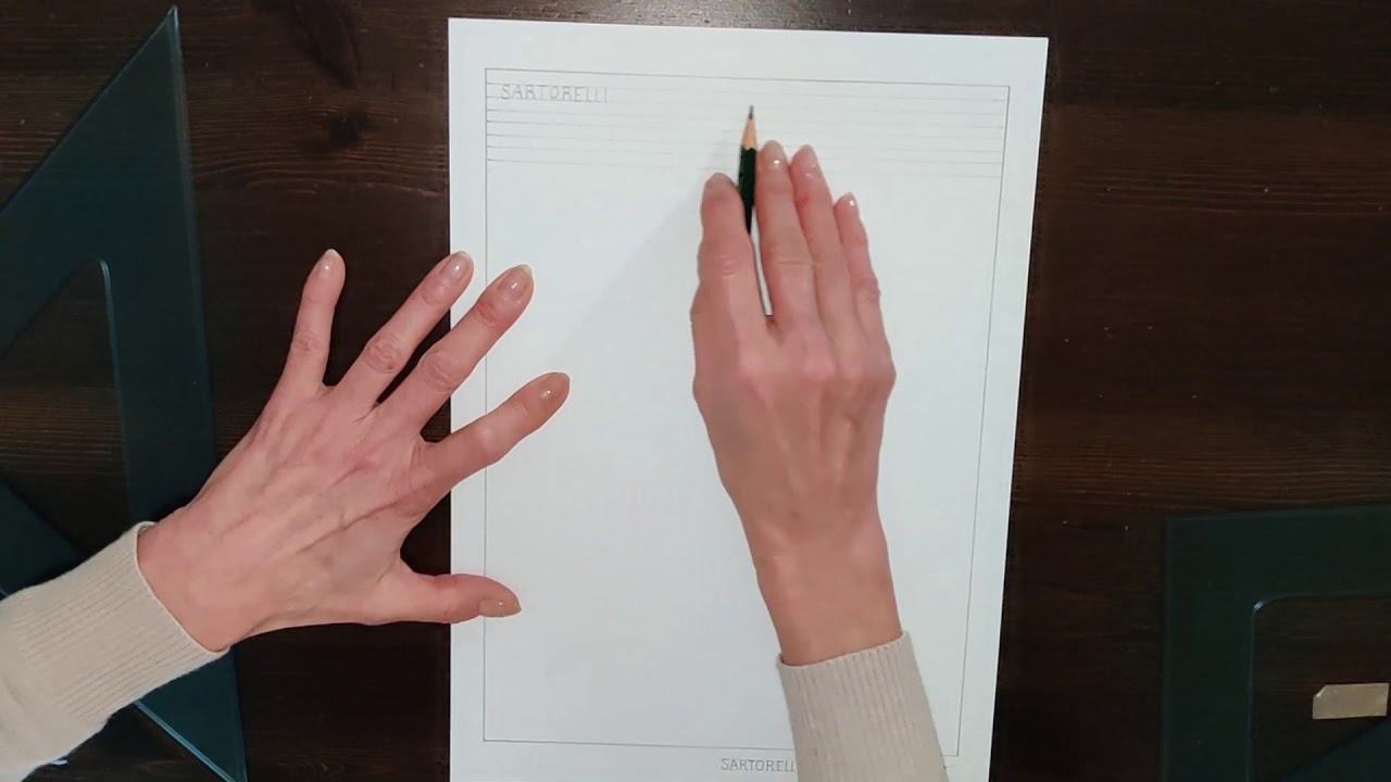 classe prima - TAVOLA 3  - scrittura geometrica