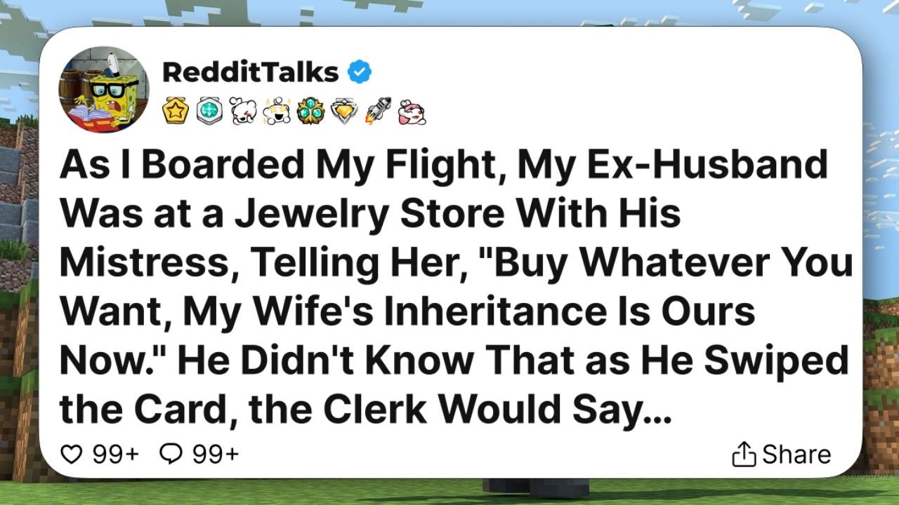 As I Boarded My Flight, My Ex-Husband Was at a Jewelry Store With His Mistress, Telling Her...
