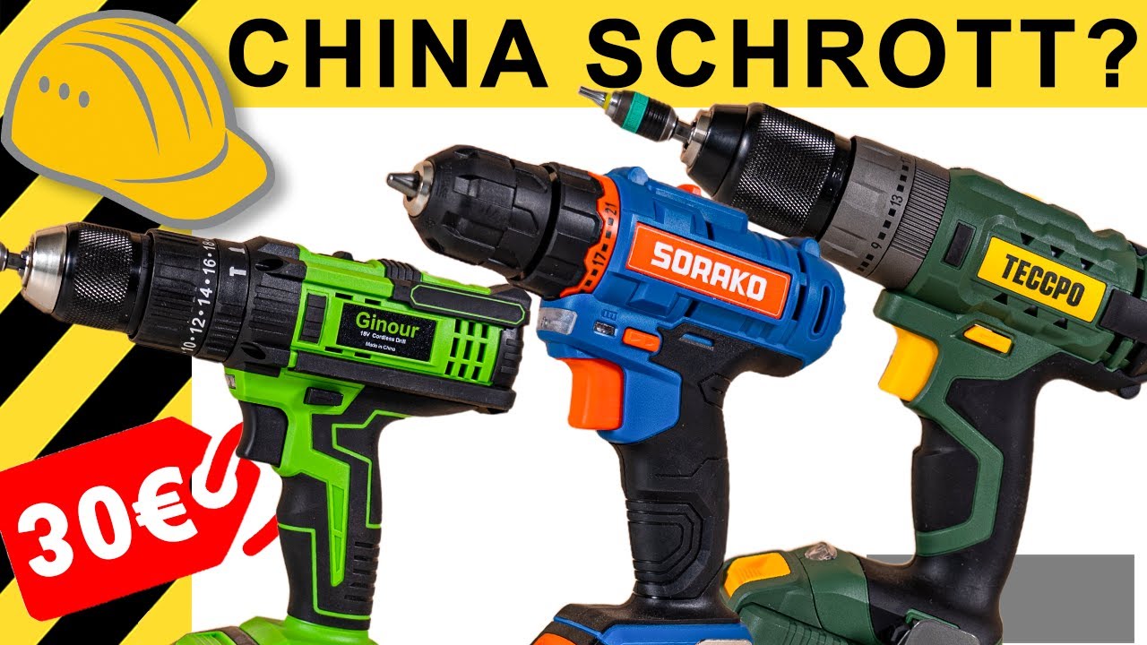 ALLES SCHROTT? CHINA vs. BOSCH im BILLIG AKKUSCHRAUBER TEST | Werkzeug News 165