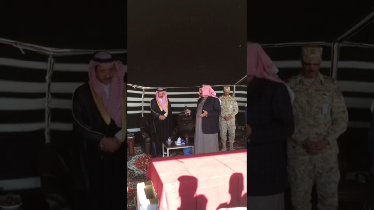 الشيخ فيصل بن شريم يلقي كلمه امام المتخرجين في الفوج الاربعون