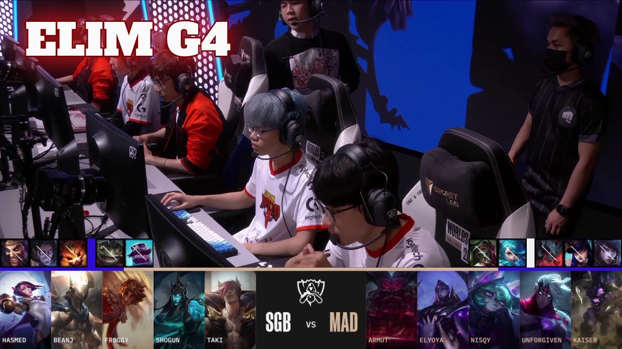 MAD vs SGB - Game 4 | Elimination Round LoL Worlds 2022 Play-Ins | Mad Lions vs Saigon Buffalo G4