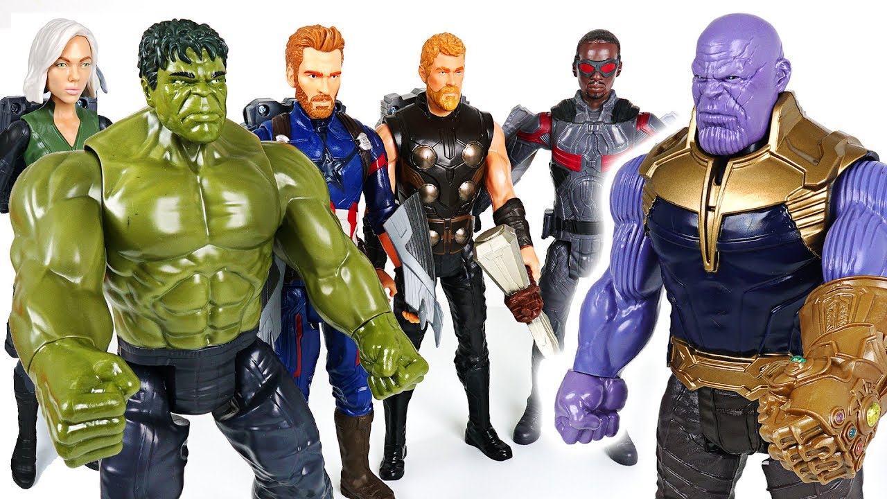 Thanos appeared! Go! Avengers Infinity War Titan Hero Hulk, Thor, Captain! - DuDuPopTOY