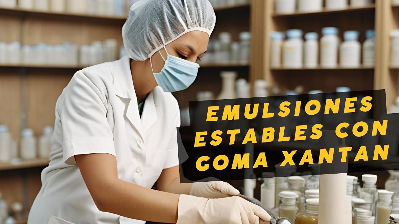 Estabilización de emulsiones con goma xantan