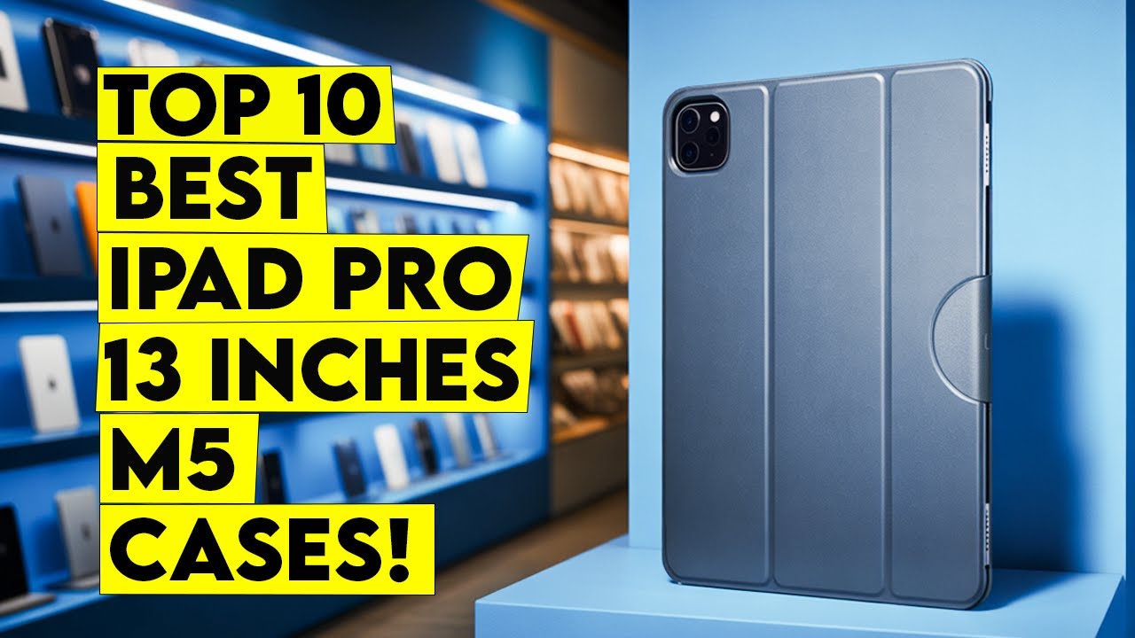 10 лучших чехлов для iPad Pro 13 дюймов M5🔥 — от кожаной роскоши до магнитной магии!