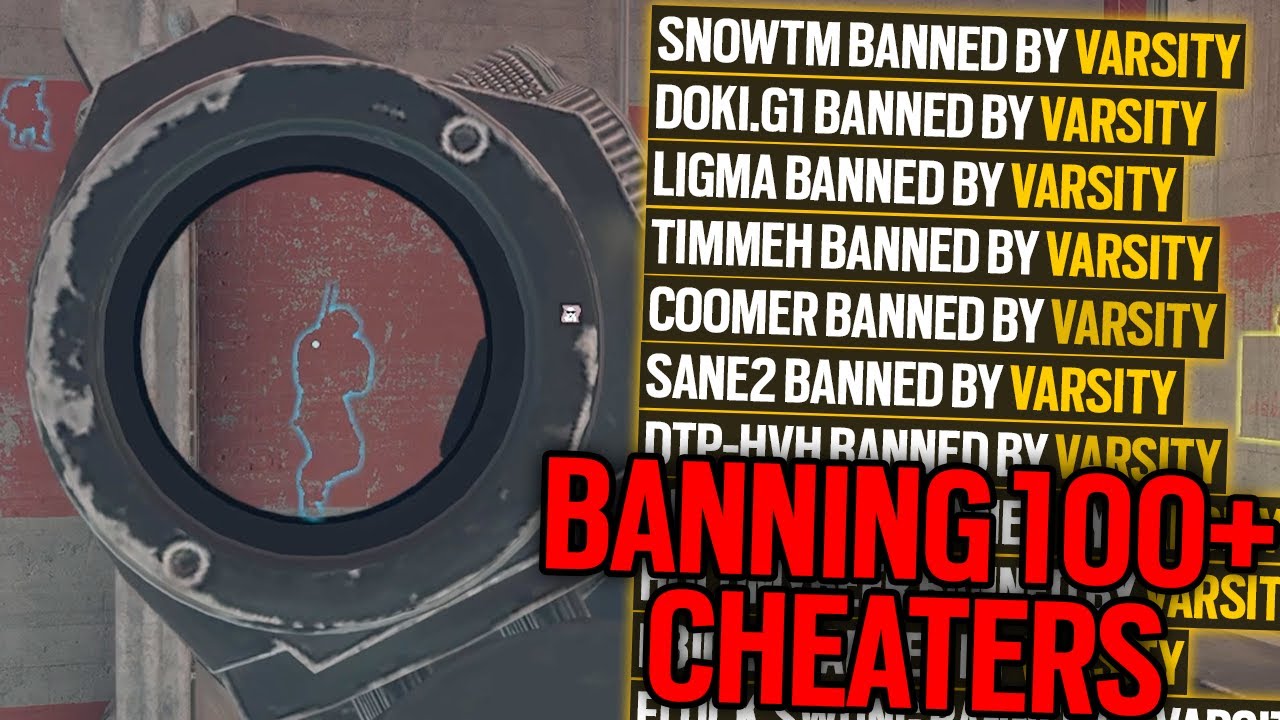 I BANNED OVER 100 CHEATERS IN SIEGE