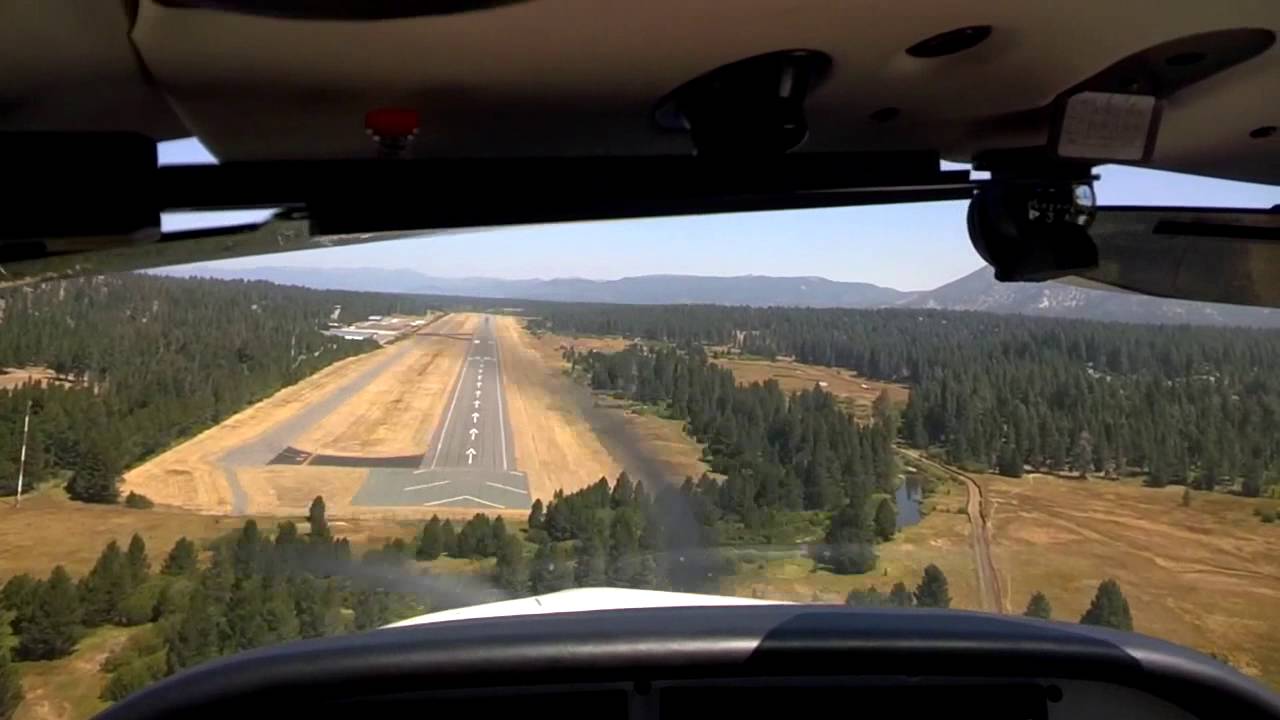 Landing at South Lake Tahoe (KTVL)