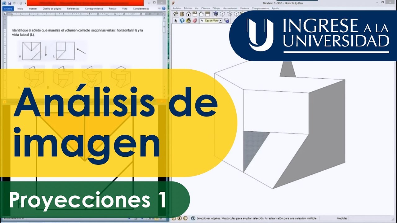 Análisis de Imagen. Problemas con Proyecciones 1. Preuniversitario UNAL