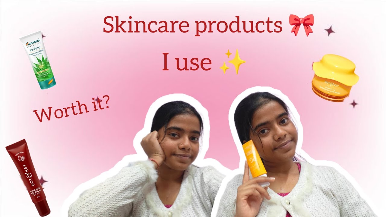 Skincare products I use *unsponsored* 🧴❤️✨|honest review 🙂‍↕️| || Muskan kumari ||