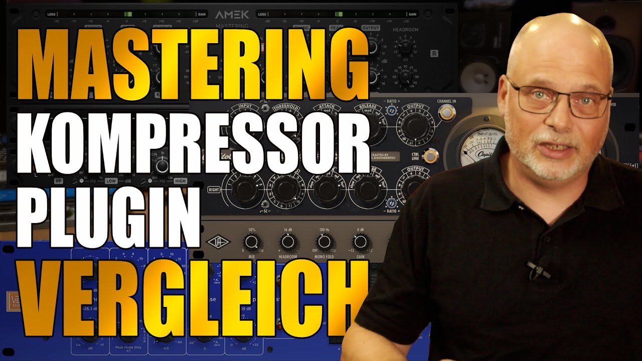 Mastering Kompressor Vergleich/Vertigo VSC-3/Capitol Mastering Compressor/AMEK Mastering Compressor