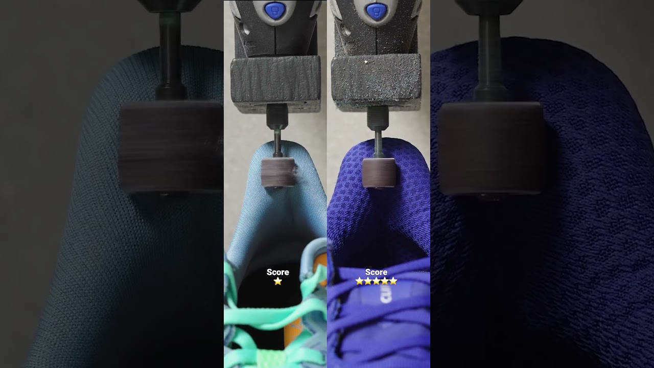 How we test 👟💥Heel padding durability #running #runrunrun # runrepeat #runningcommunity