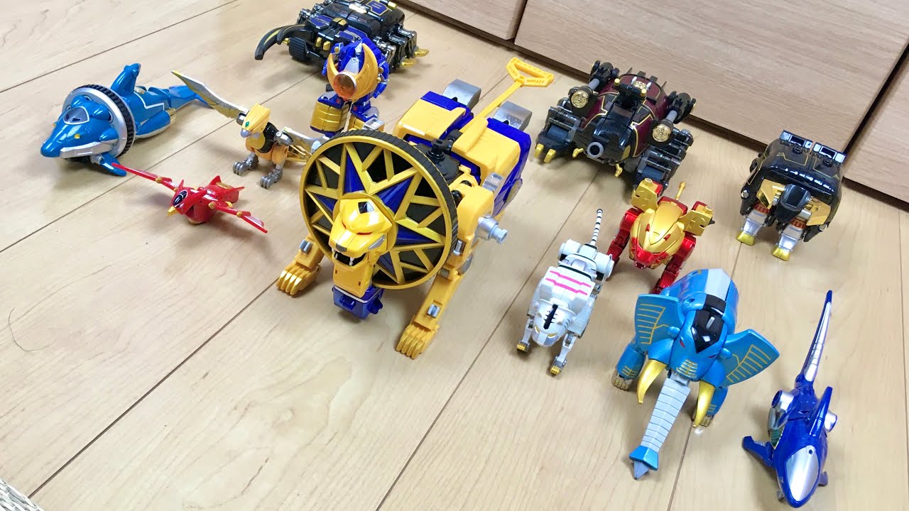 【DX PR Ninja Storm #5】ハリケンジャーVSガオレンジャー⁉︎ 轟雷旋風神ソード&シールドで遊んでみた