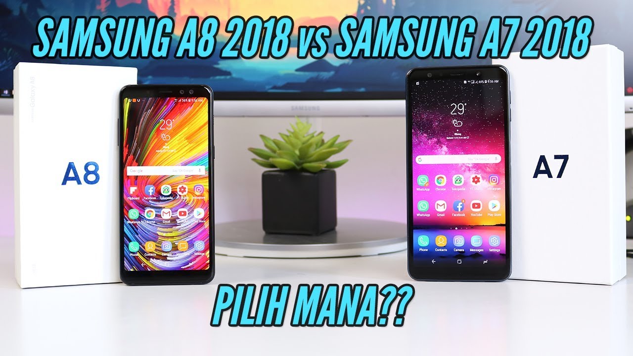 SAMSUNG A8 VS A7 2018 – Duel 4 Jutaan Terbaik dari Samsung!!