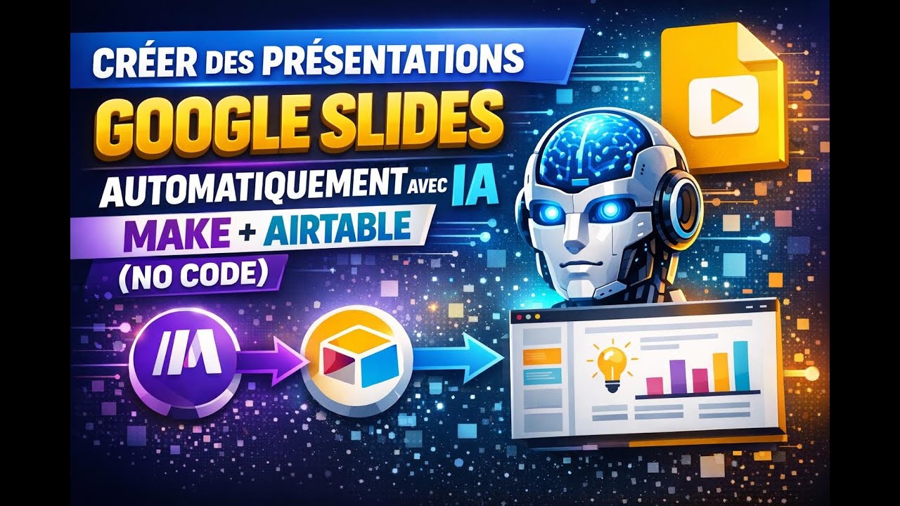 Créer des présentations Google Slides automatiquement avec l’IA, Make + Airtable (No Code)