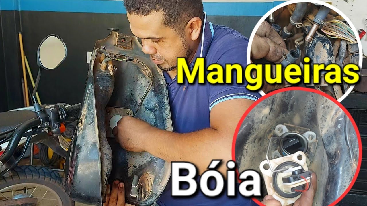Como trocar bóia de combustível da bros 2010/11/12/13/14 não erre a posição