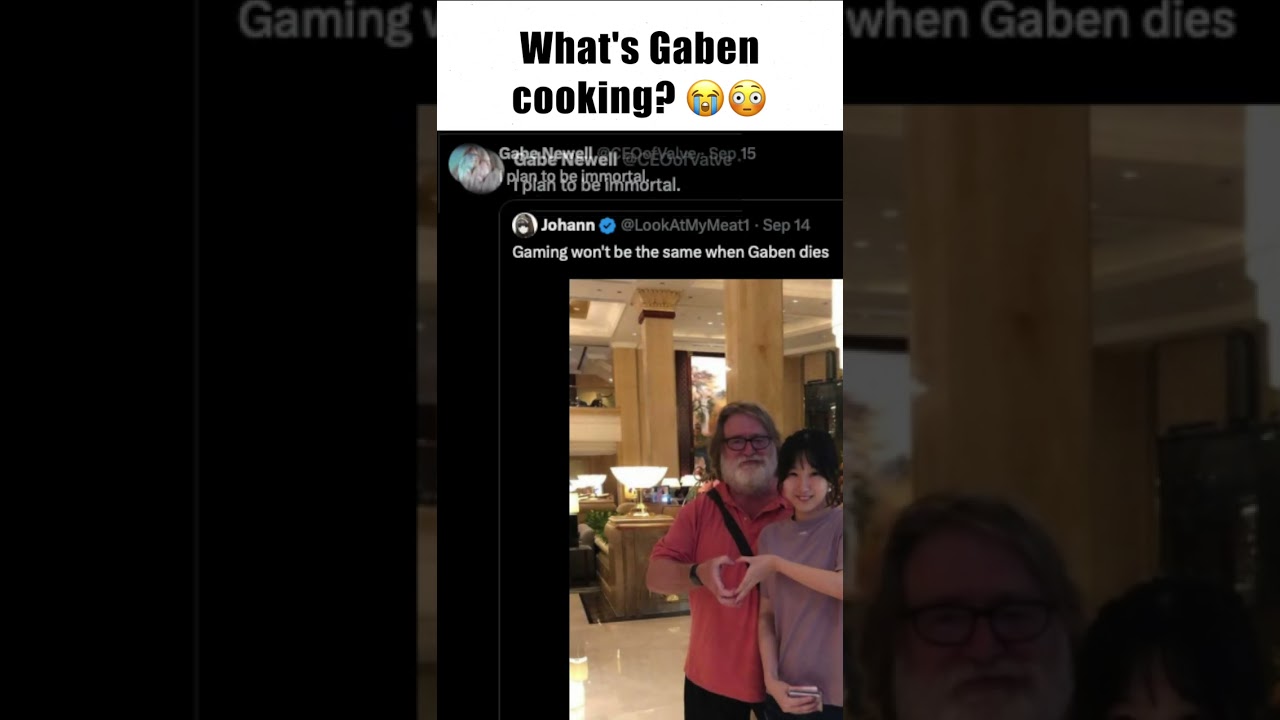 Gaben making moves? 👀😭 (meme)
