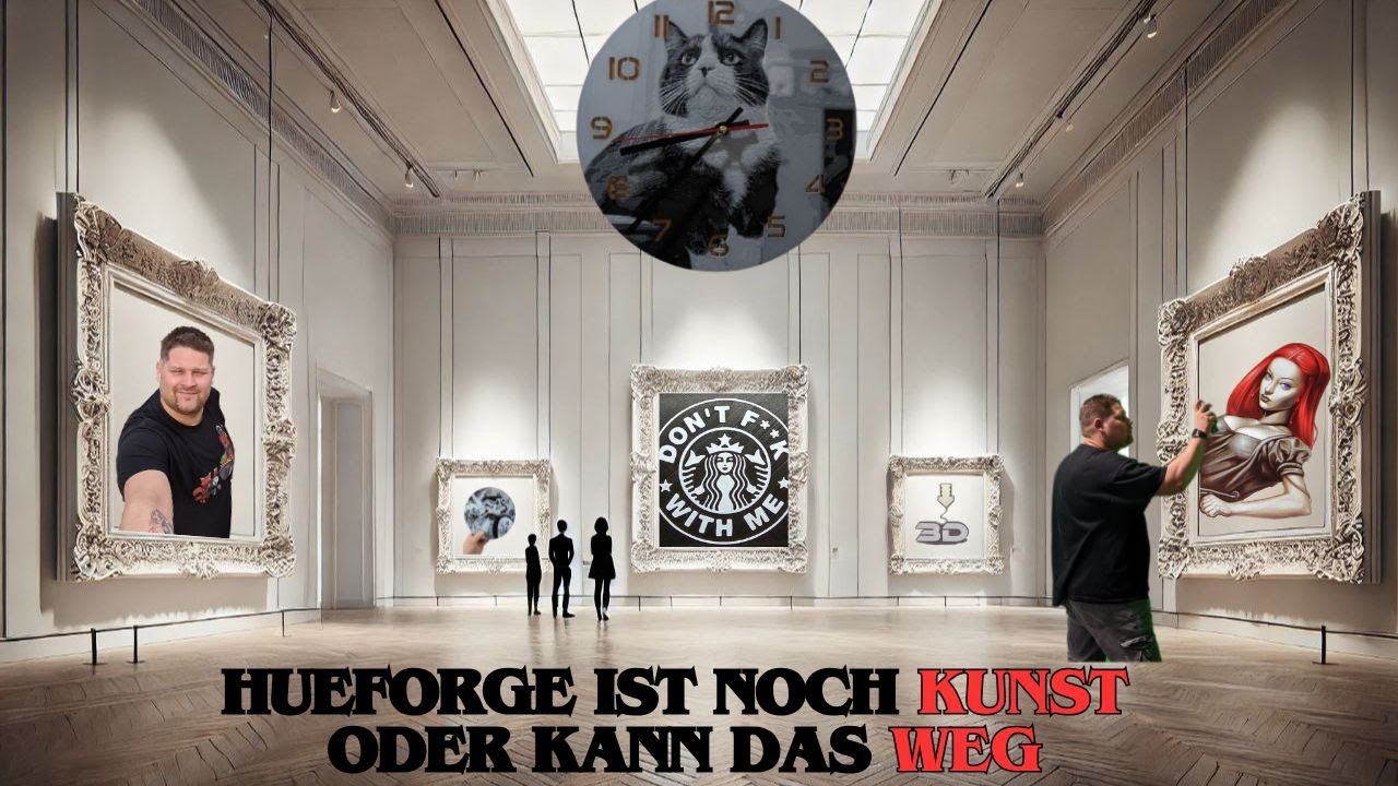 3D Druck hueforge ´´Kunst oder kann das weg´´