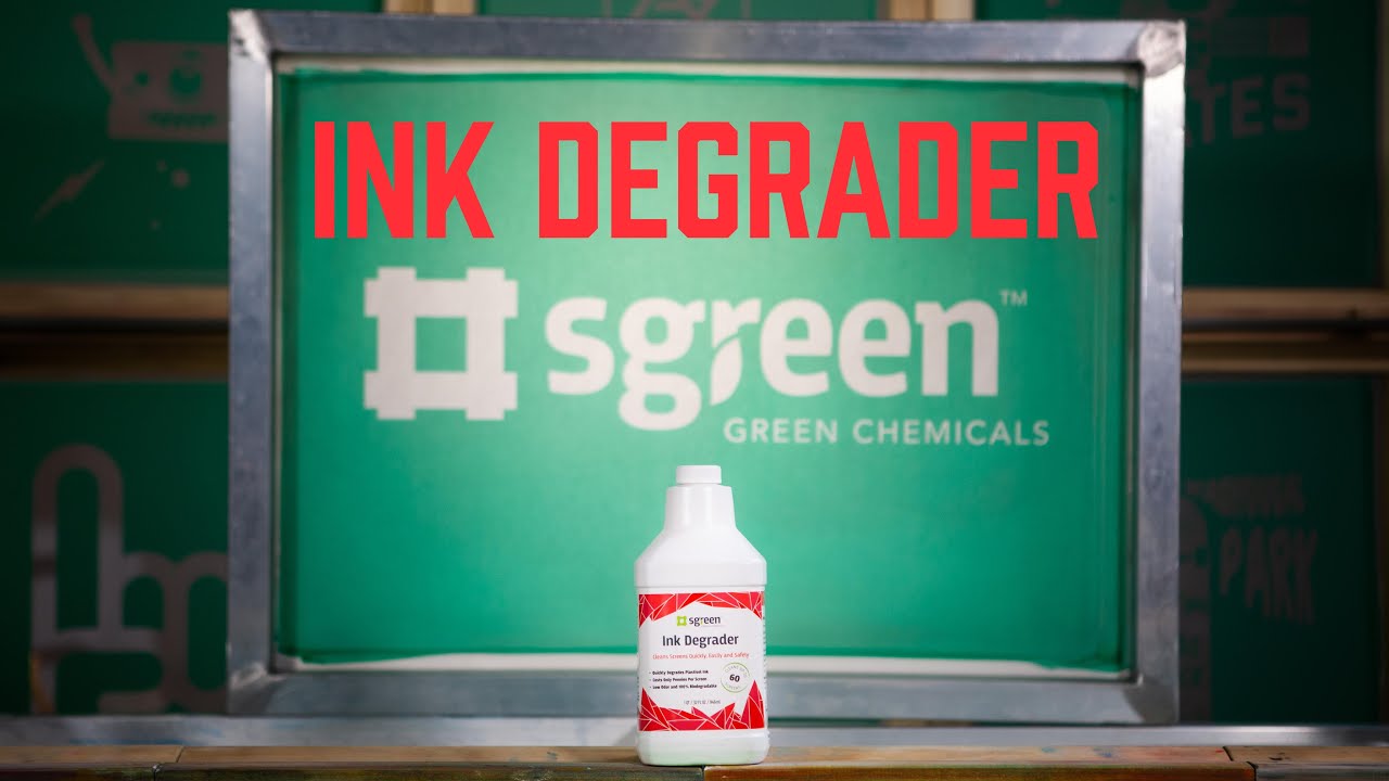 Sgreen Ink Degrader Plastisol Ink Remover by Franmar