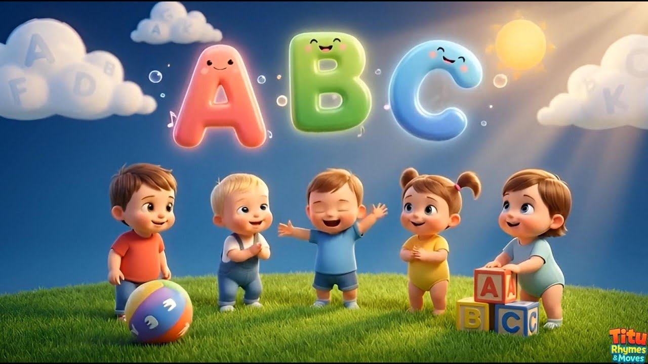 ABC Song for Kids 🎵 | Learn Alphabet A to Z | Fun ABCD Nursery Rhyme Video