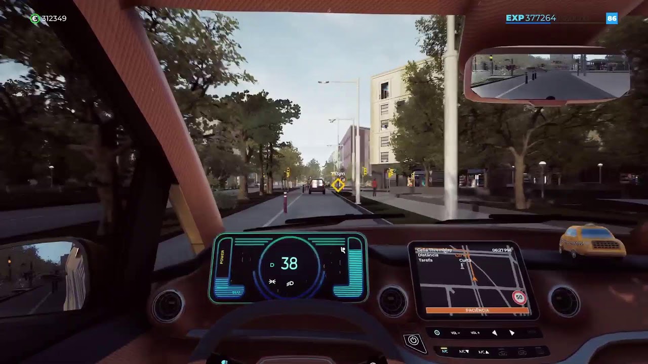 Táxi Life A City Driving Simulator PS5 Transporte de Táxi e Encomendas na Cidade Barcelona Parte 179