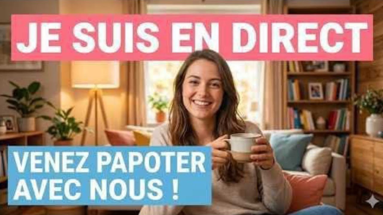 Rejoignez-moi sur ce live en direct | discussion exclusive à ne pas manquer