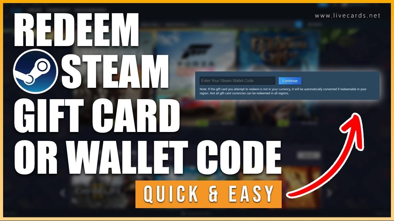 How to Redeem a Steam Gift Card or Wallet Code | Quick & Easy Tutorial