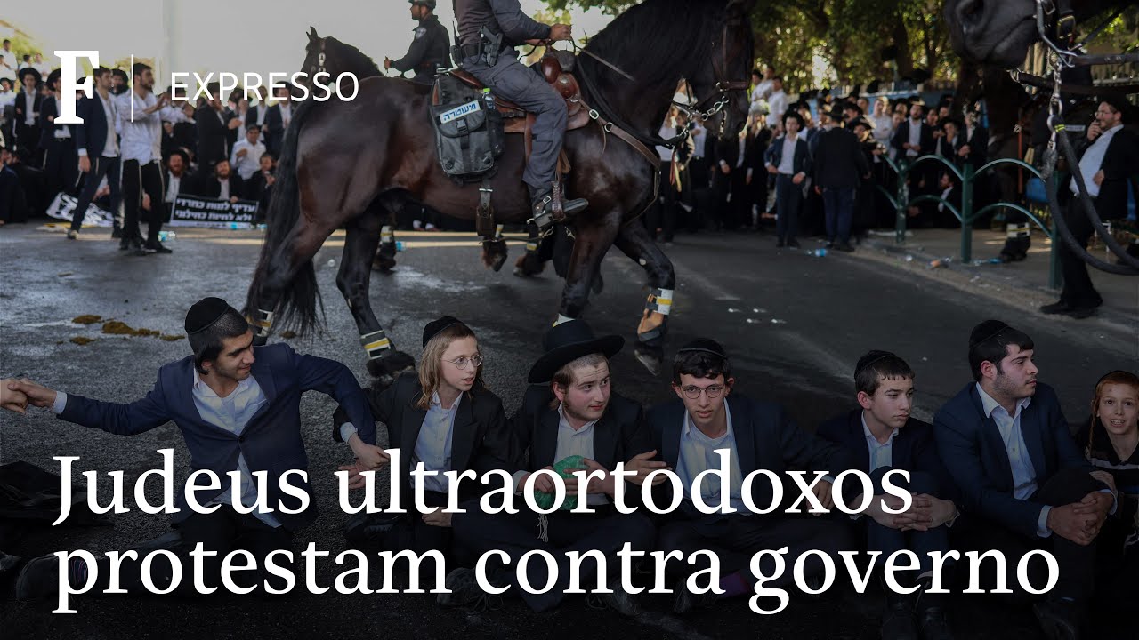 Judeus ultraortodoxos bloqueiam estrada contra convocação para Exército