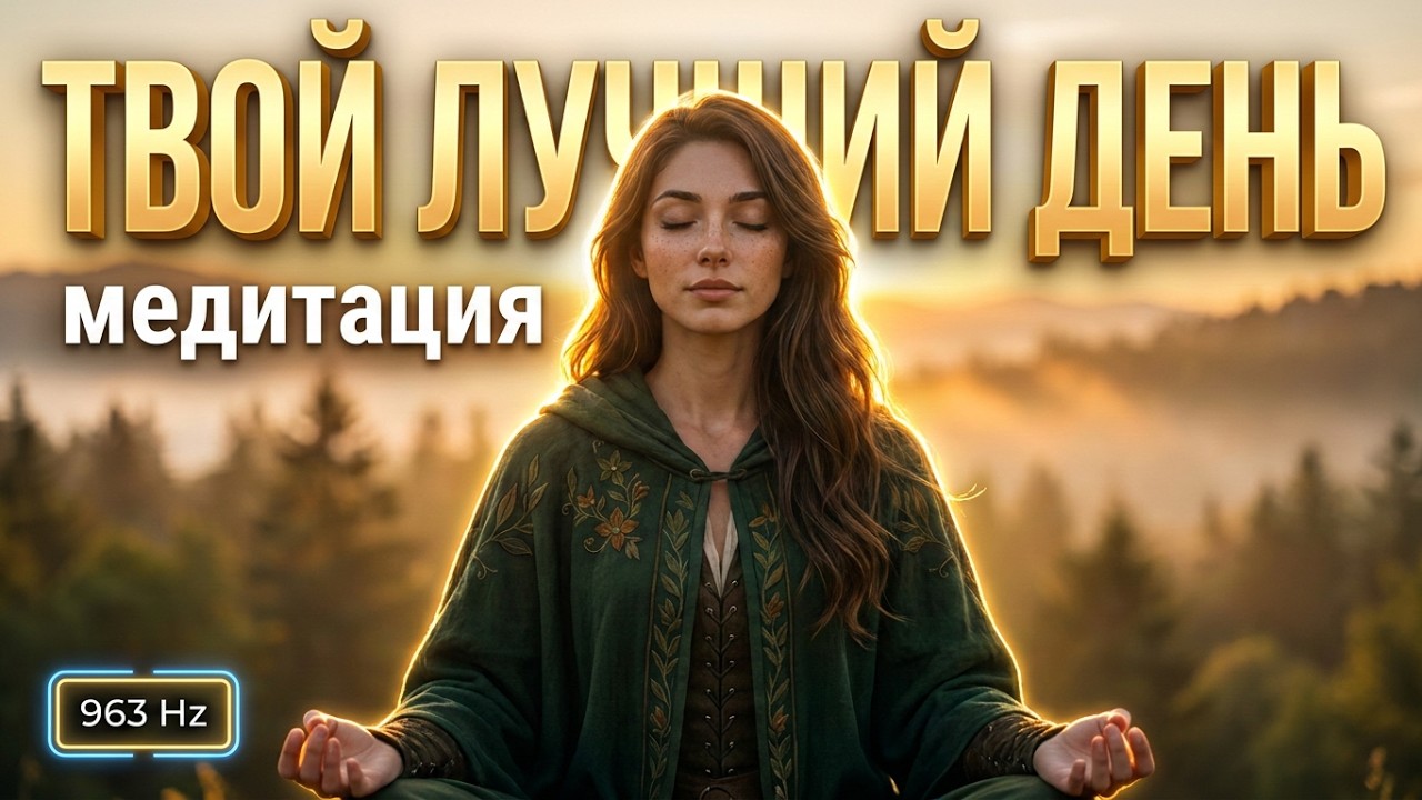 ПРОСНИСЬ! Это твой лучший день (Медитация 963Hz)