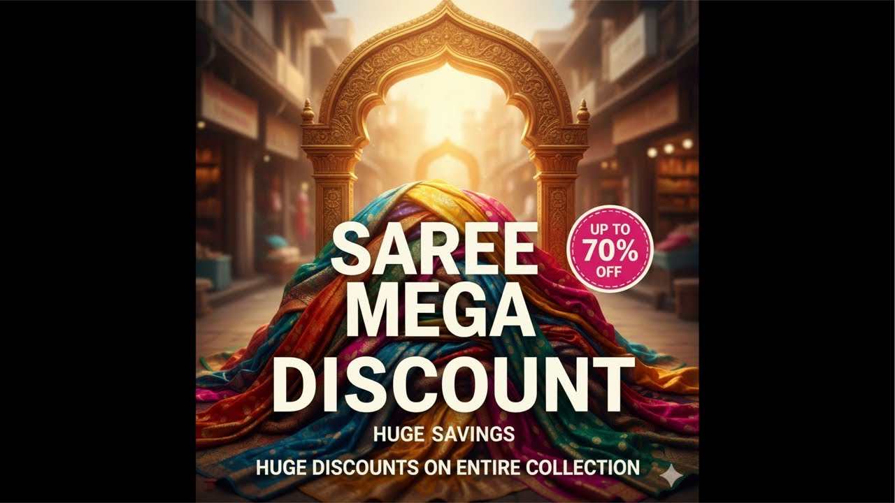 Mahaoffer Mahasale on Designer Sarees 💯💯🙏🙏
