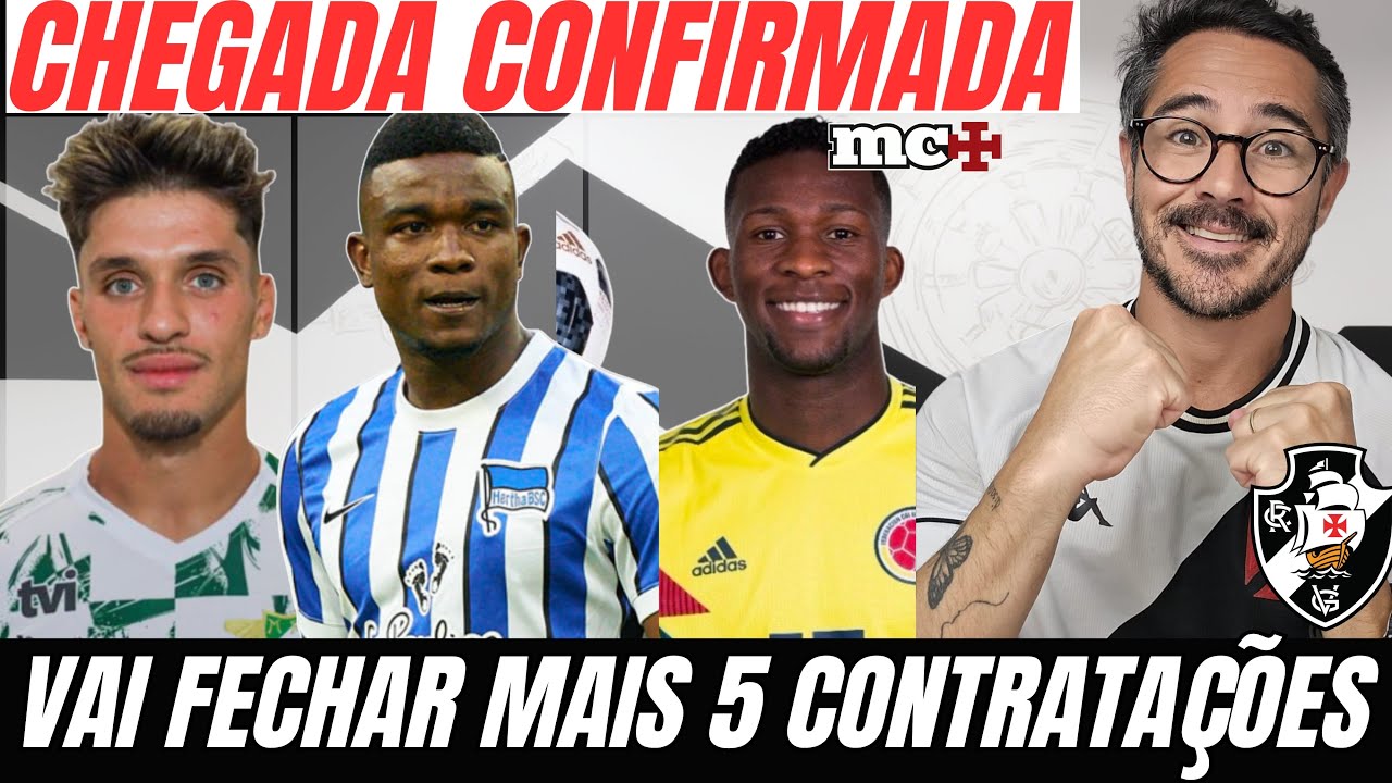 VAI FECHAR MAIS 5 CONTRATAÇÕES DE ALTO NÍVEL? VASCO TRABALHAR PRA AUMENTAR MUITO O NÍVEL DO ELENCO!
