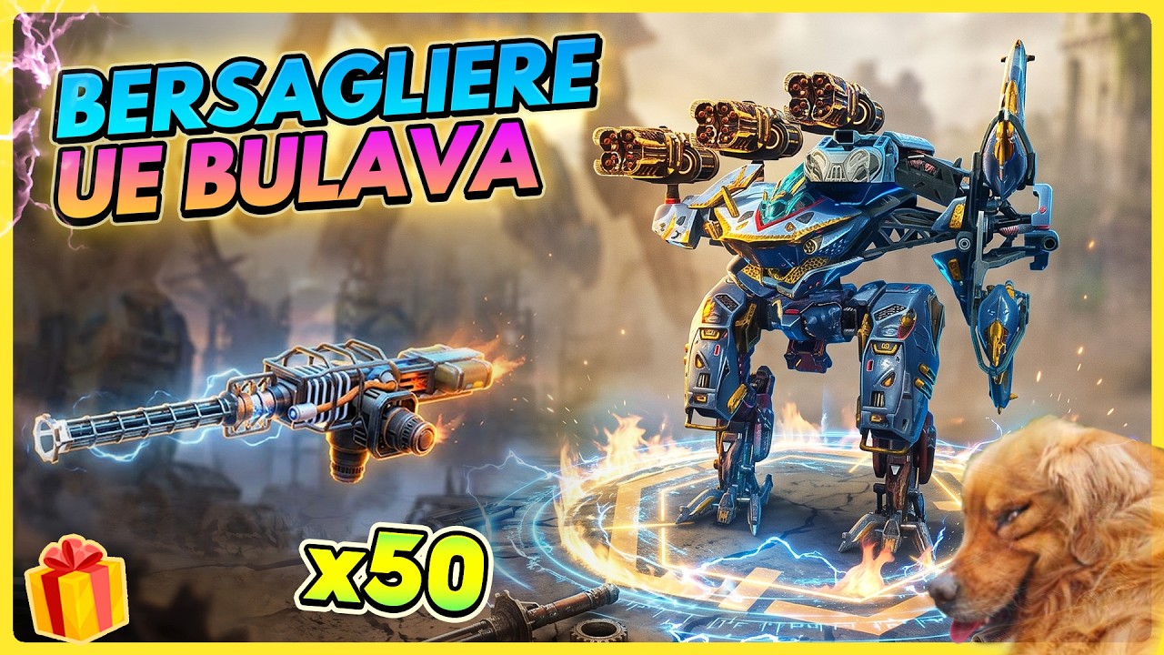 💥 UE BULAVA помогает BERSAGLIERE вернуться в мету &ndash; 🎁 Розыгрыш 50x LUMEN-L | War Robots