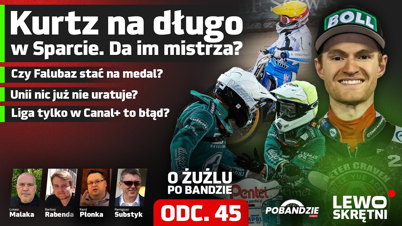 SPARTA ODPOWIADA MOTOROWI UMOWĄ KURTZA! KONIEC NADZIEI DLA UNII? FALUBAZ Z MEDALEM? | LEWOSKRĘTNI