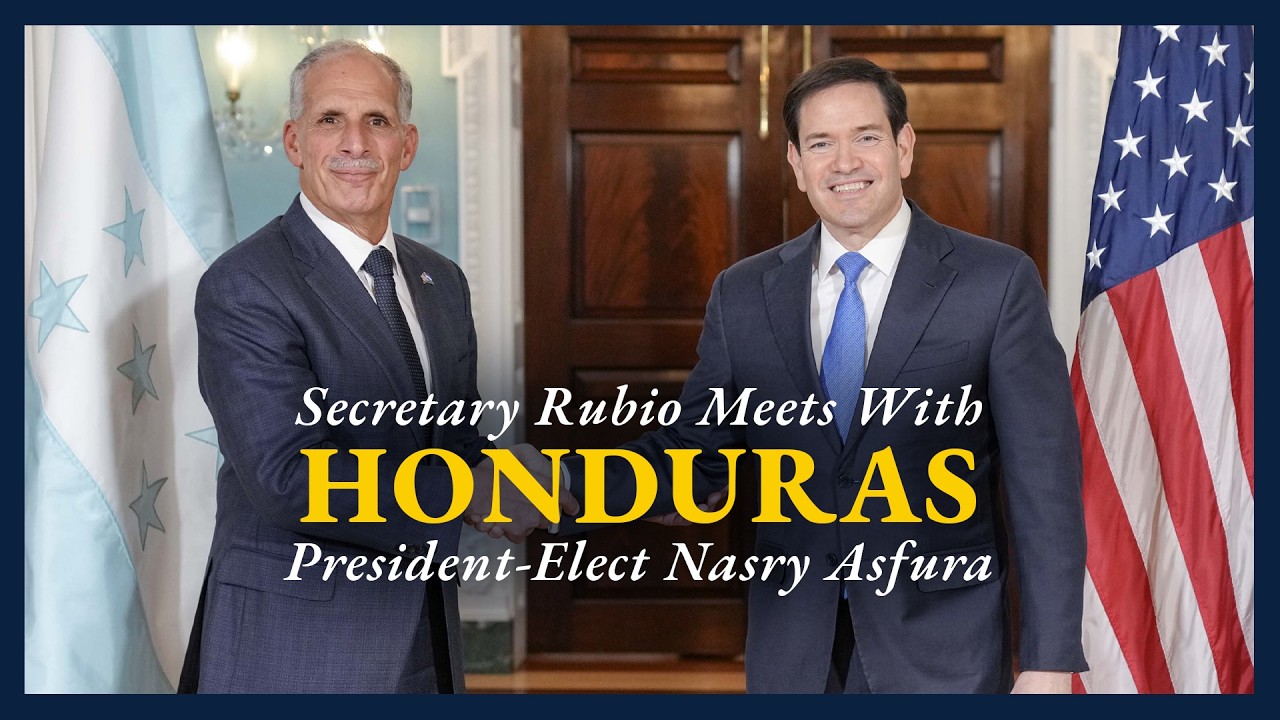 Secretary Rubio meets with Honduran President-Elect Nasry Asfura