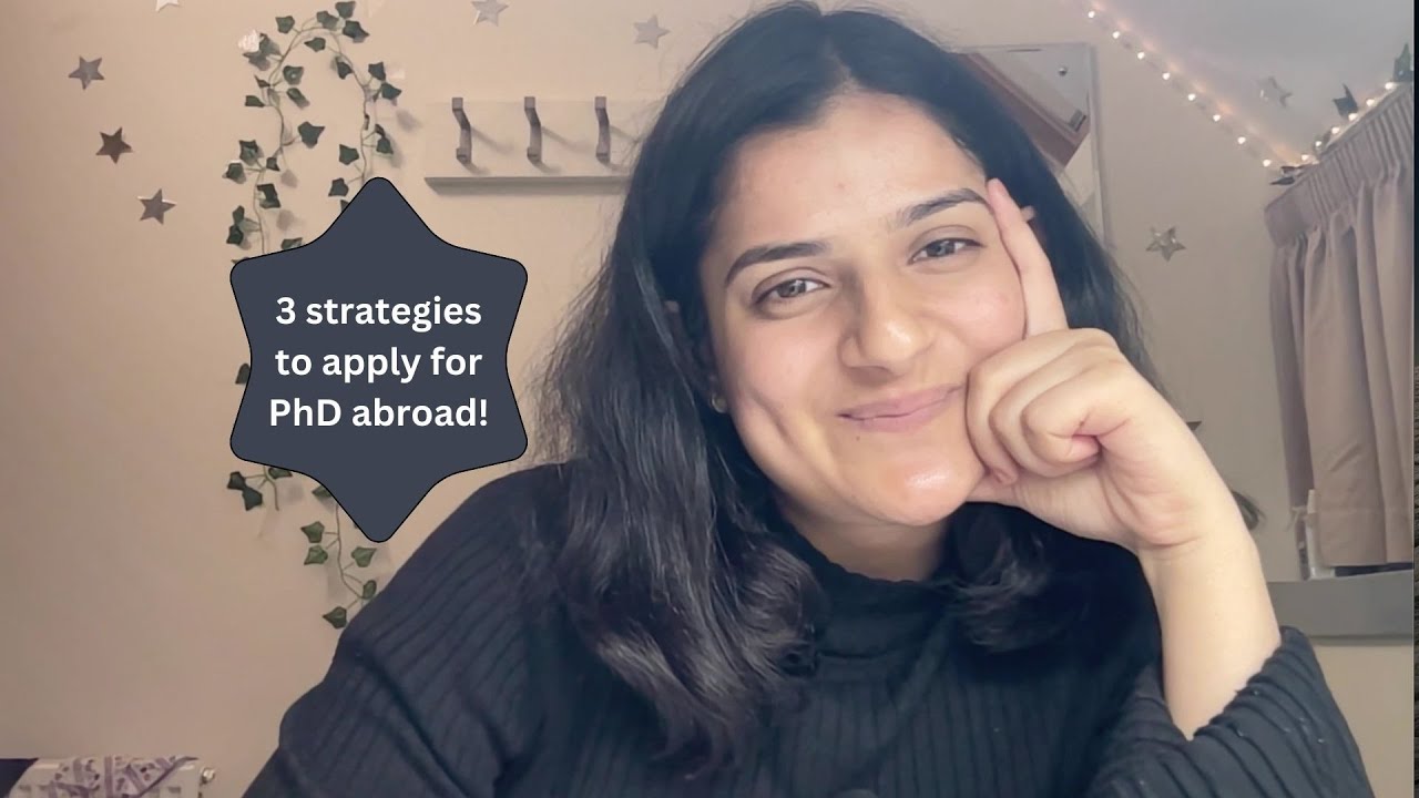 3 strategies to apply for PhD abroad !